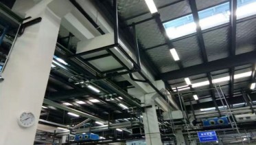 減震器生產(chǎn)車間吊頂除濕機