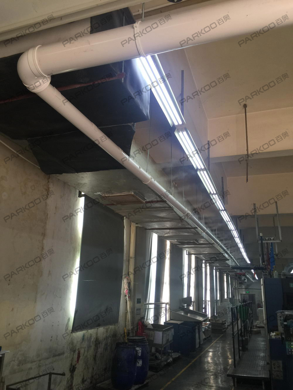 綠之彩印刷車間加濕1