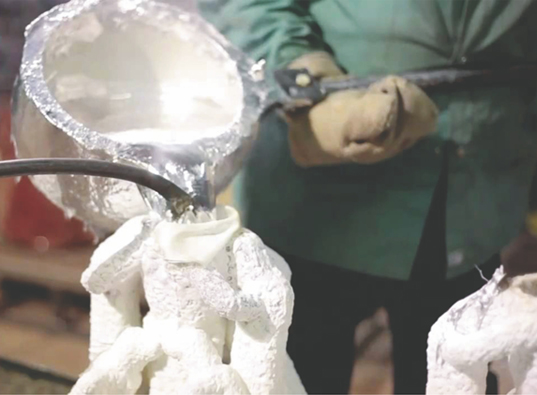 溶模鑄造使用PARKOO除濕機(jī)可以在短時(shí)間內(nèi)加快完成干燥